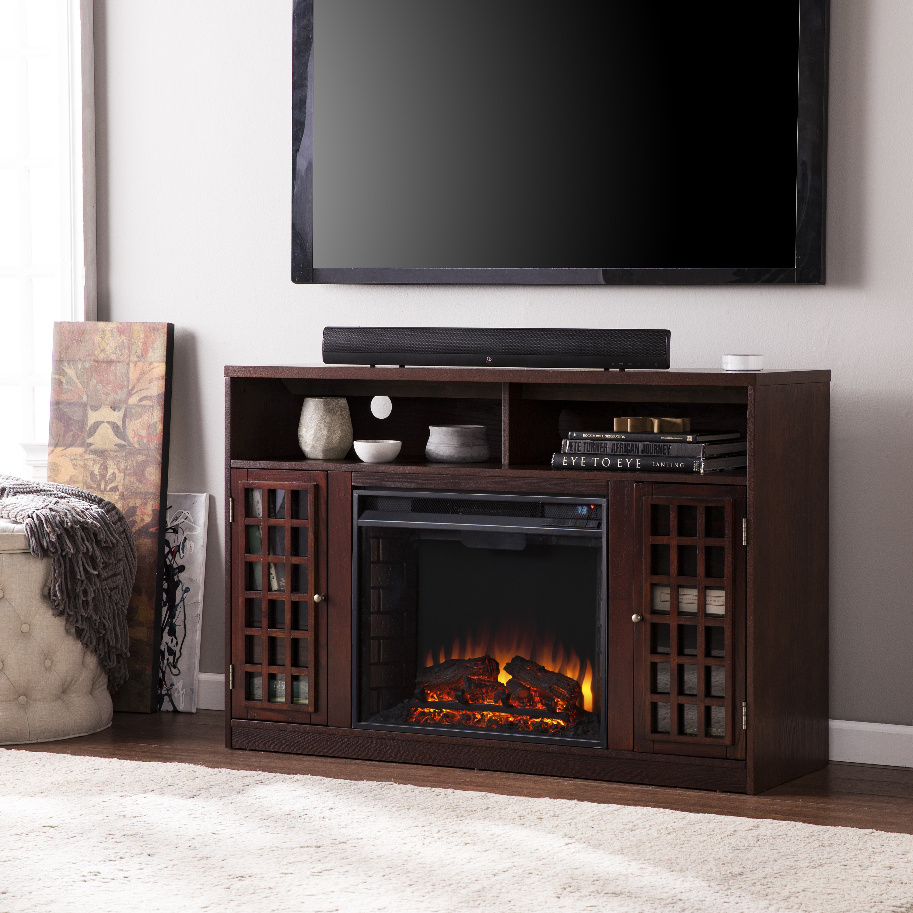 Best ideas about Electric Fireplace Tv Stand Combo
. Save or Pin Sam S Club Electric Fireplace Light Oak Corner Heater Tv Now.