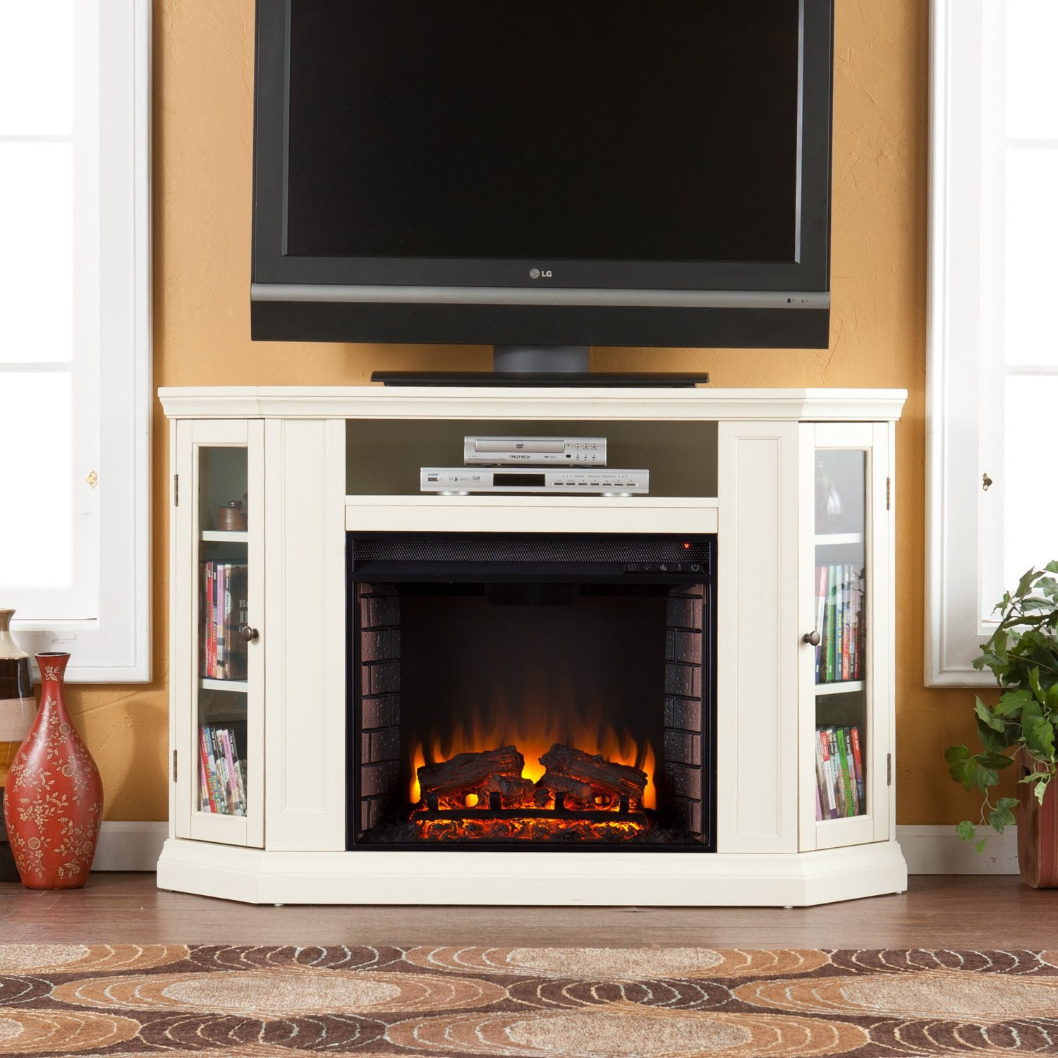 Best ideas about Electric Fireplace Tv Stand Combo
. Save or Pin Electric fireplace tv stand Multi functional items Now.