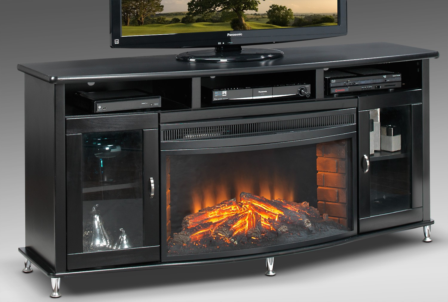 Best ideas about Electric Fireplace Tv Stand Costco
. Save or Pin Furniture Exciting Costco Entertainment Center For Now.