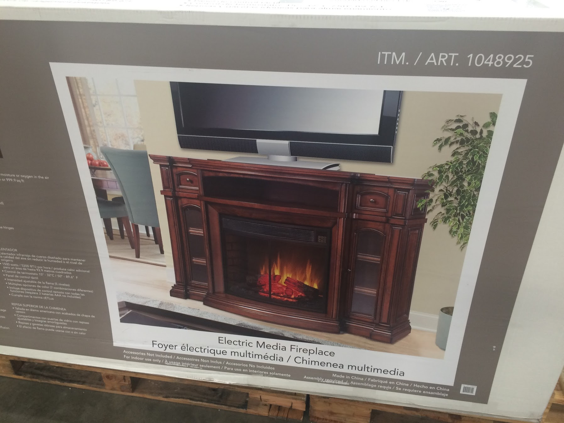 Best ideas about Electric Fireplace Tv Stand Costco
. Save or Pin Electric Fireplace TV Console at Costco – Bud Costco Now.