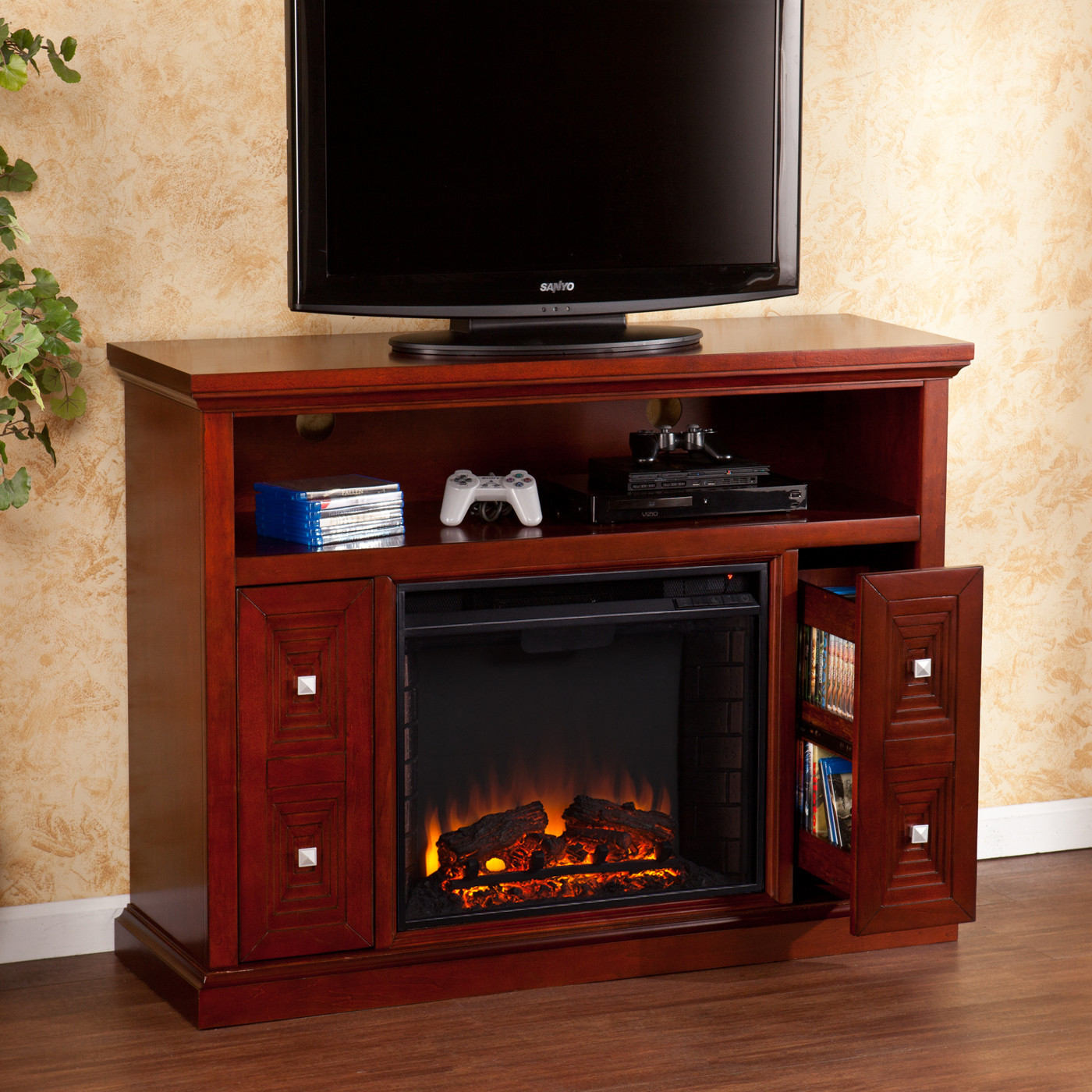 Best ideas about Electric Fireplace Tv Stands
. Save or Pin Wildon Home Faulkner TV Stand with Electric Fireplace Now.