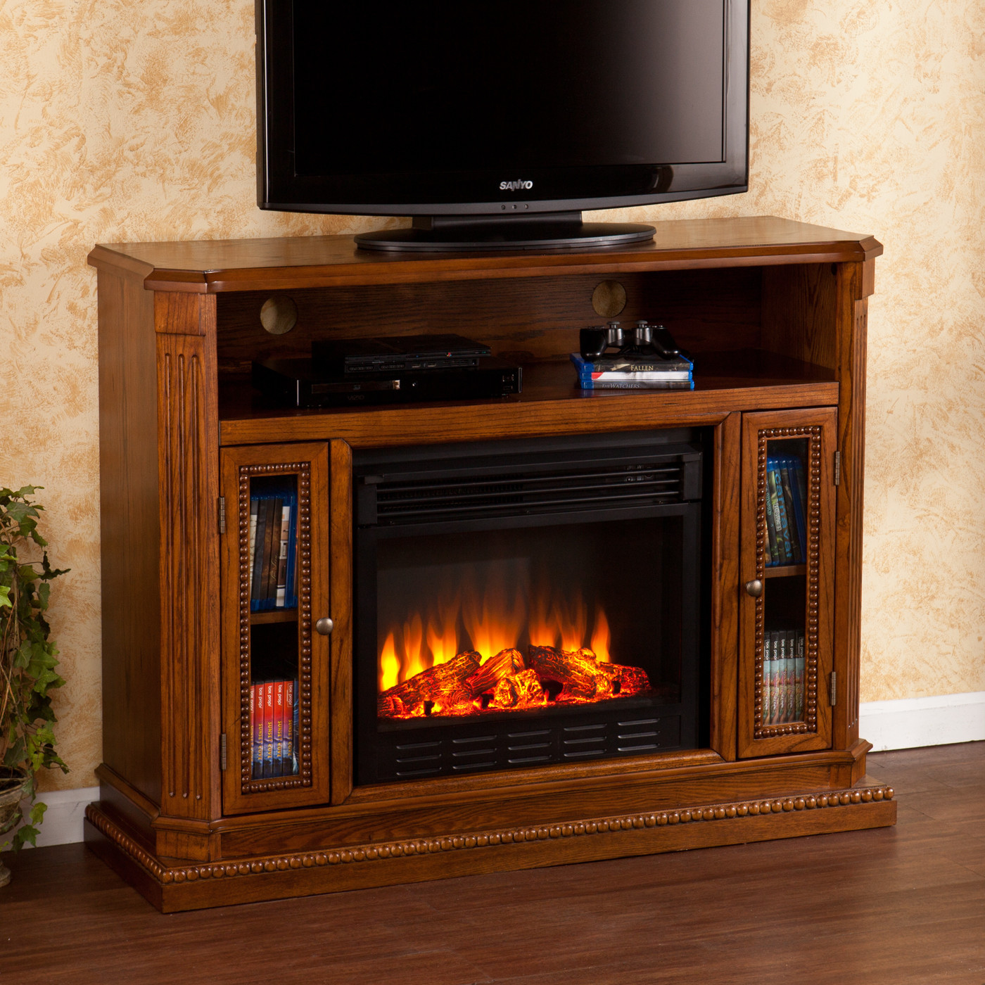 Best ideas about Electric Fireplace Tv Stands
. Save or Pin Wildon Home Delaney TV Stand with Electric Fireplace Now.