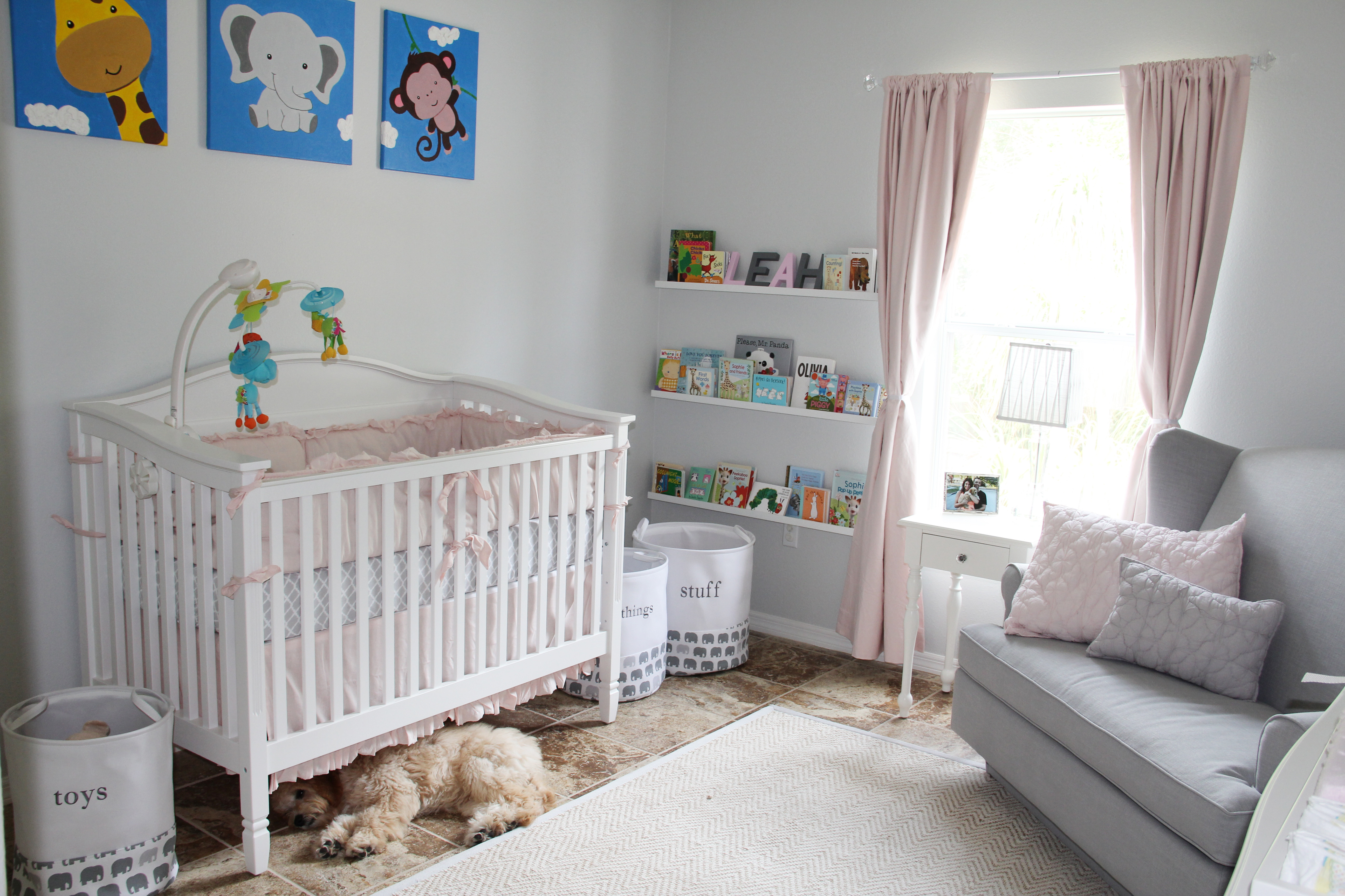 Best ideas about Elephant Themed Baby Room
. Save or Pin Grey Pink and White Elephant Theme Nursery Project Nursery Now.