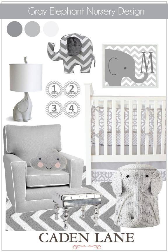 Best ideas about Elephant Themed Baby Room
. Save or Pin Gray Elephant Nursery Design Now.