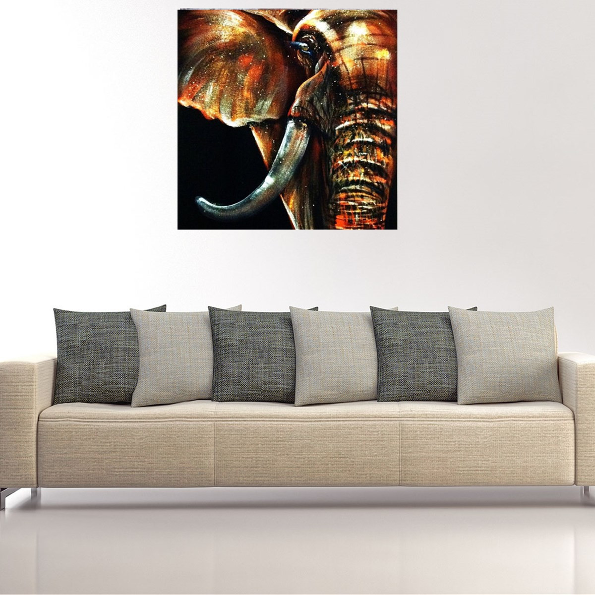 Best ideas about Elephant Wall Art
. Save or Pin 50x50cm Modern Abstract Huge Elephant Wall Art Decor Oil Now.