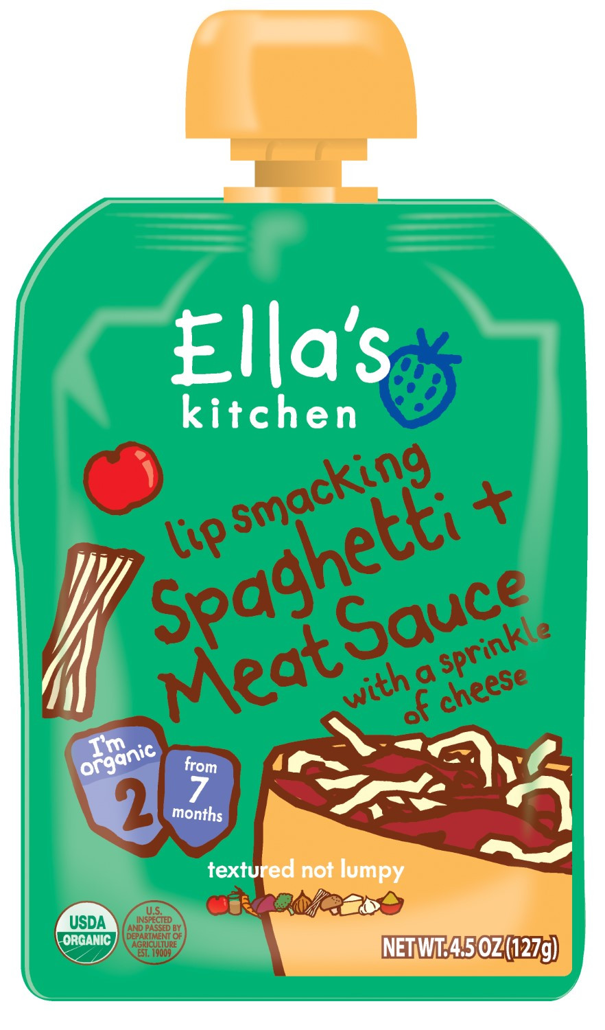 Best ideas about Elles Kitchen Baby Food
. Save or Pin Ella s Kitchen Organic Baby Food Stage 2 Spaghetti Meat Now.