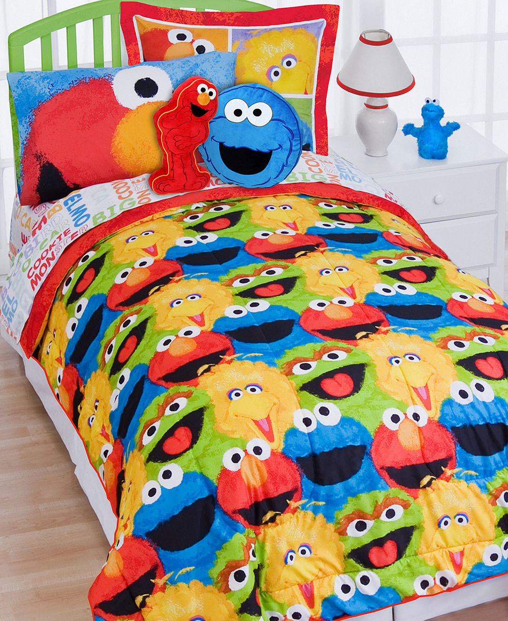 Best ideas about Elmo Bedroom Sets
. Save or Pin Sesame Street Elmo Construction 4pc Toddler Bedding Set Now.