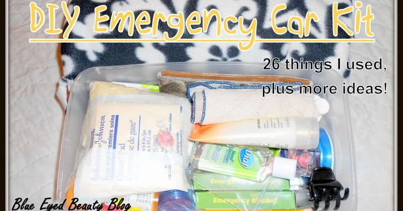 Best ideas about Emergency Car Kit DIY
. Save or Pin Blue Eyed Beauty Blog DIY Car Emergency Kit Now.