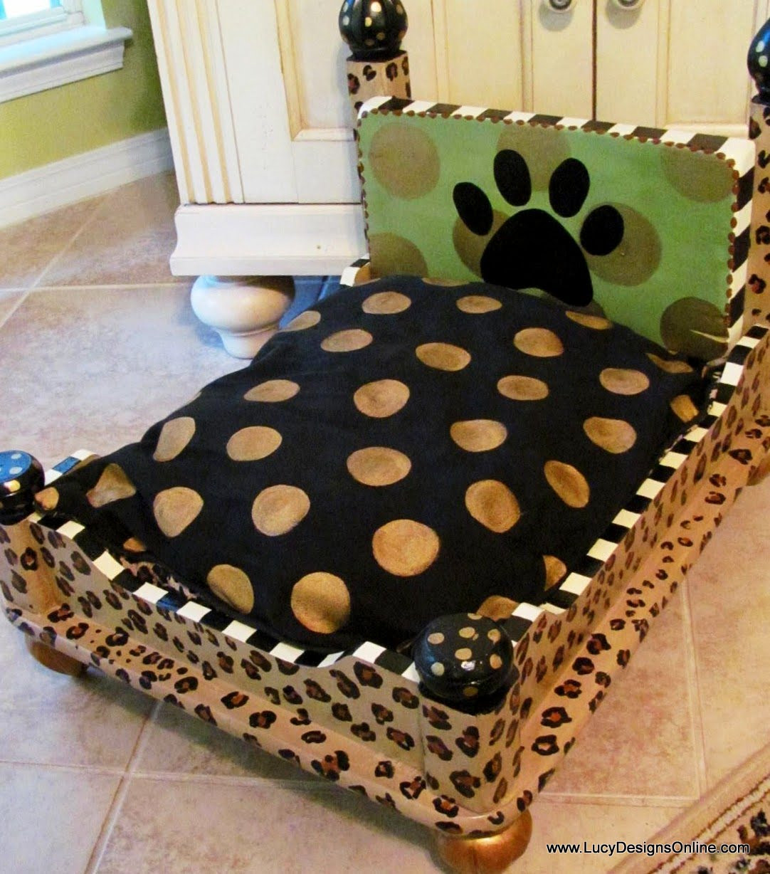 Best ideas about End Table Dog Bed DIY
. Save or Pin Dog Bed from an End Table Leopard Print Now.