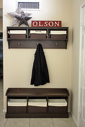 Best ideas about Entry Bench DIY
. Save or Pin Amazing World 15 Awesome DIY Entryway Bench Projects Now.