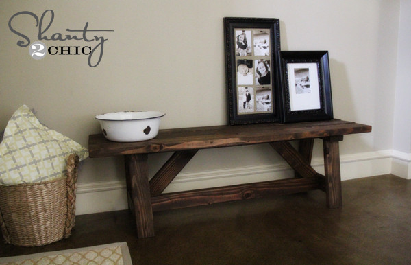 Best ideas about Entry Bench DIY
. Save or Pin DIY Bench for the Entryway $15 Shanty 2 Chic Now.