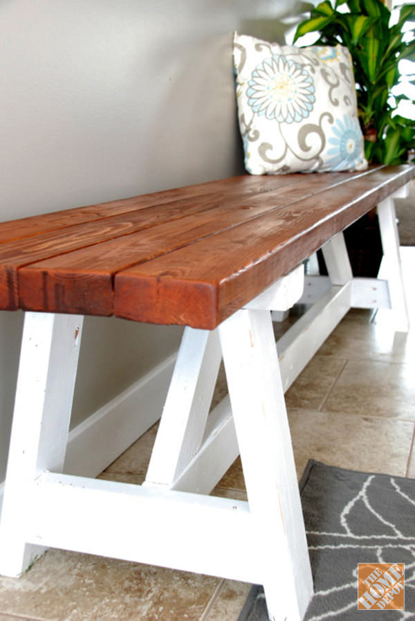 Best ideas about Entry Bench DIY
. Save or Pin 15 Awesome DIY Entryway Bench Projects Now.