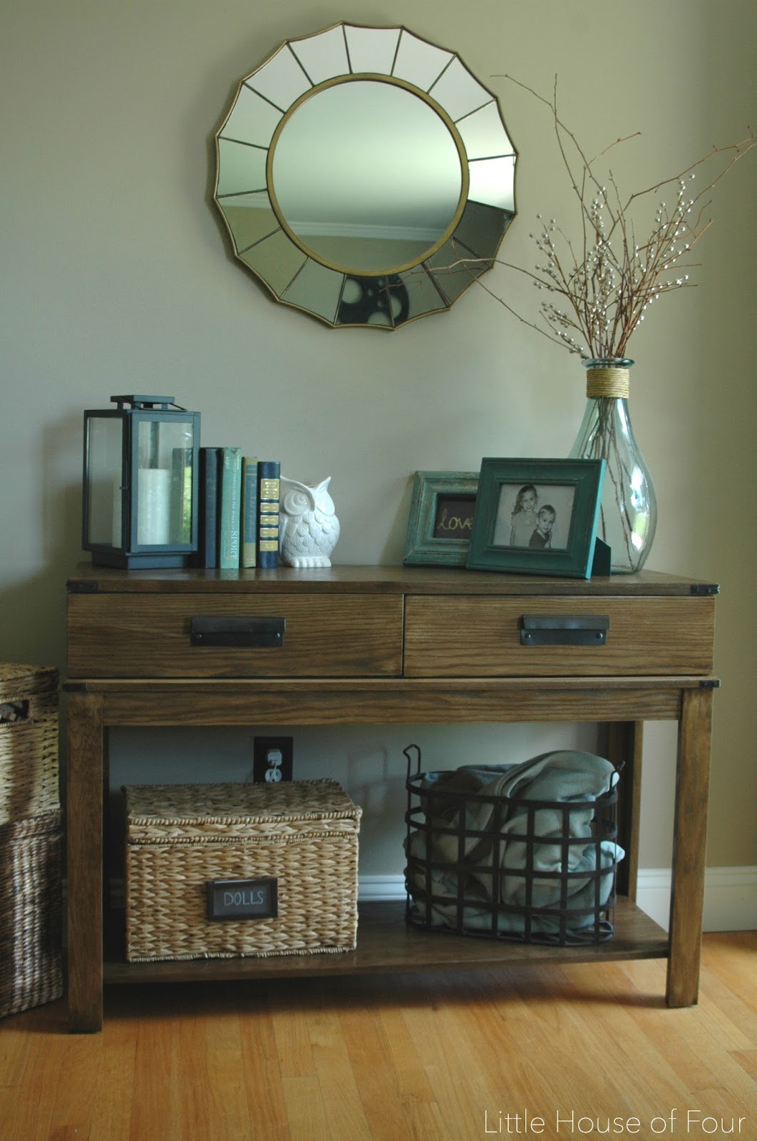 Best ideas about Entryway Table Decor
. Save or Pin Entryway Reveal DIY Plank Wall Tutorial Now.
