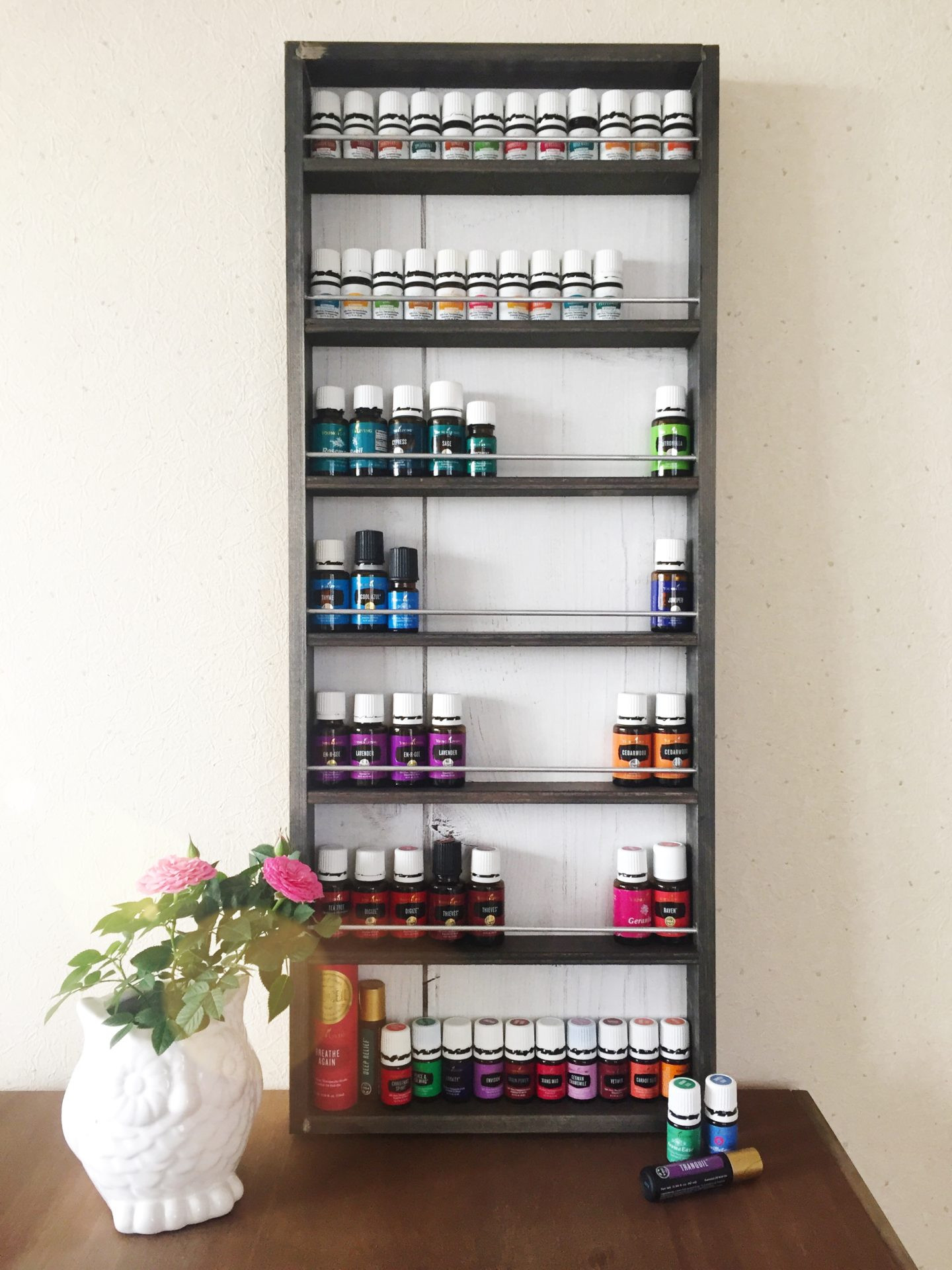 Best ideas about Essential Oil Rack DIY
. Save or Pin DIY Essential Oil Display oil rack Oh Everything Handmade Now.