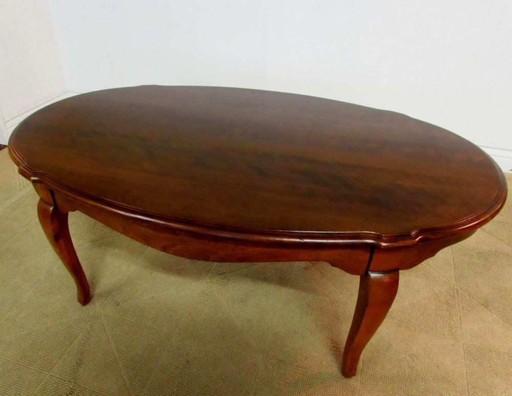 Best ideas about Ethan Allen Coffee Table
. Save or Pin ETHAN ALLEN COFFEE TABLE OVAL COCKTAIL TABLE COUNTRY Now.