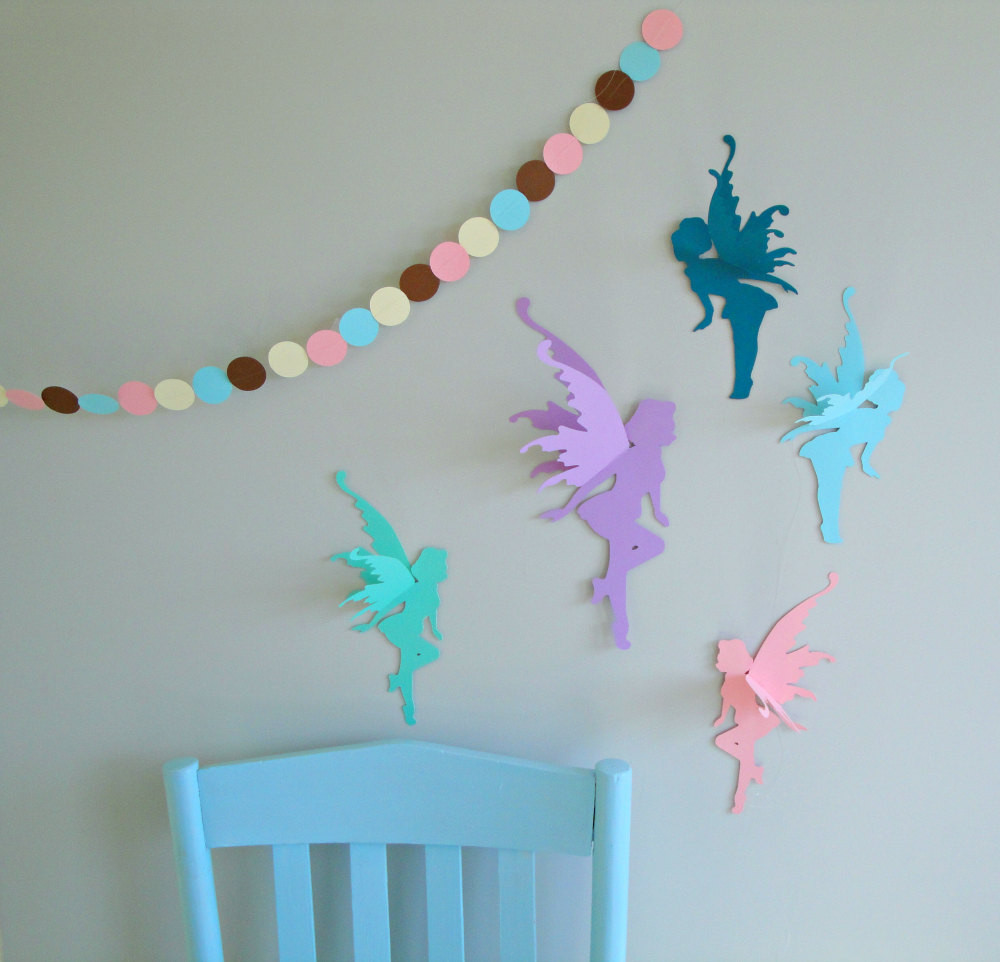 Best ideas about Etsy Wall Art
. Save or Pin 3D Fairy Wall Art Wall Decals Wall Decor by goshandgolly Now.