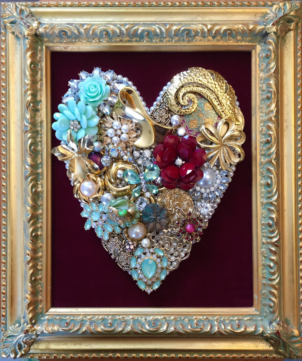 Best ideas about Etsy Wall Art
. Save or Pin Beautiful Vintage Jewelry Framed Art by UpCycledAssemblage Now.