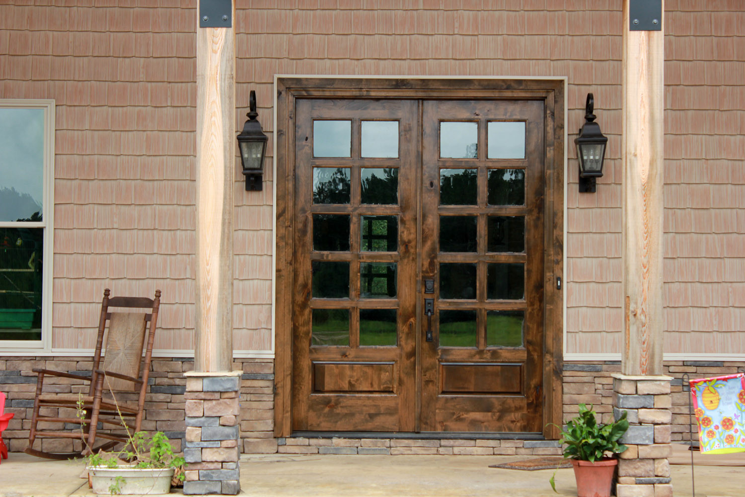 Best ideas about Exterior French Patio Doors
. Save or Pin Knotty Alder Exterior Double Doors Now.