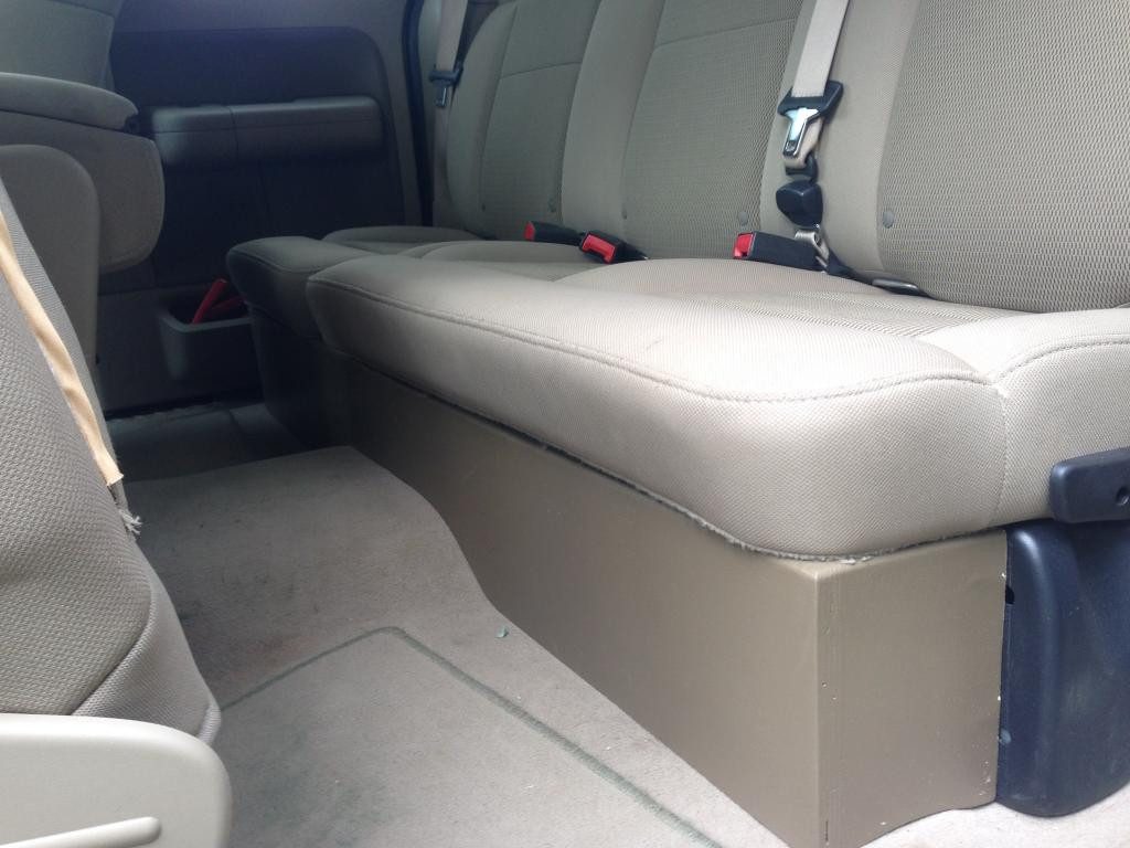 Best ideas about F150 Under Seat Storage DIY
. Save or Pin Home made under seat storage Ford F150 Forum Now.