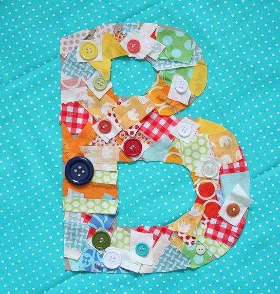 Best ideas about Fabric Crafts For Kids
. Save or Pin Monogrammed Fabric Scrap Letters Now.