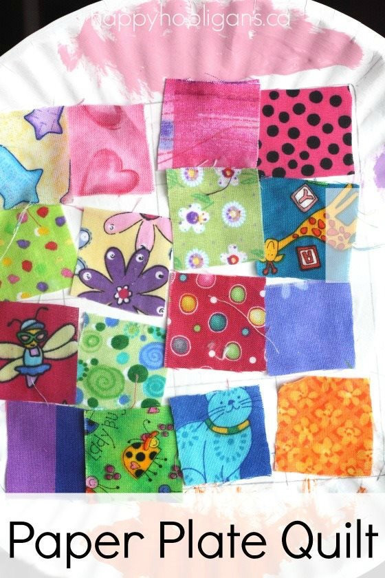 Best ideas about Fabric Crafts For Kids
. Save or Pin Paper Plate Quilt Craft Happy Hooligans Now.