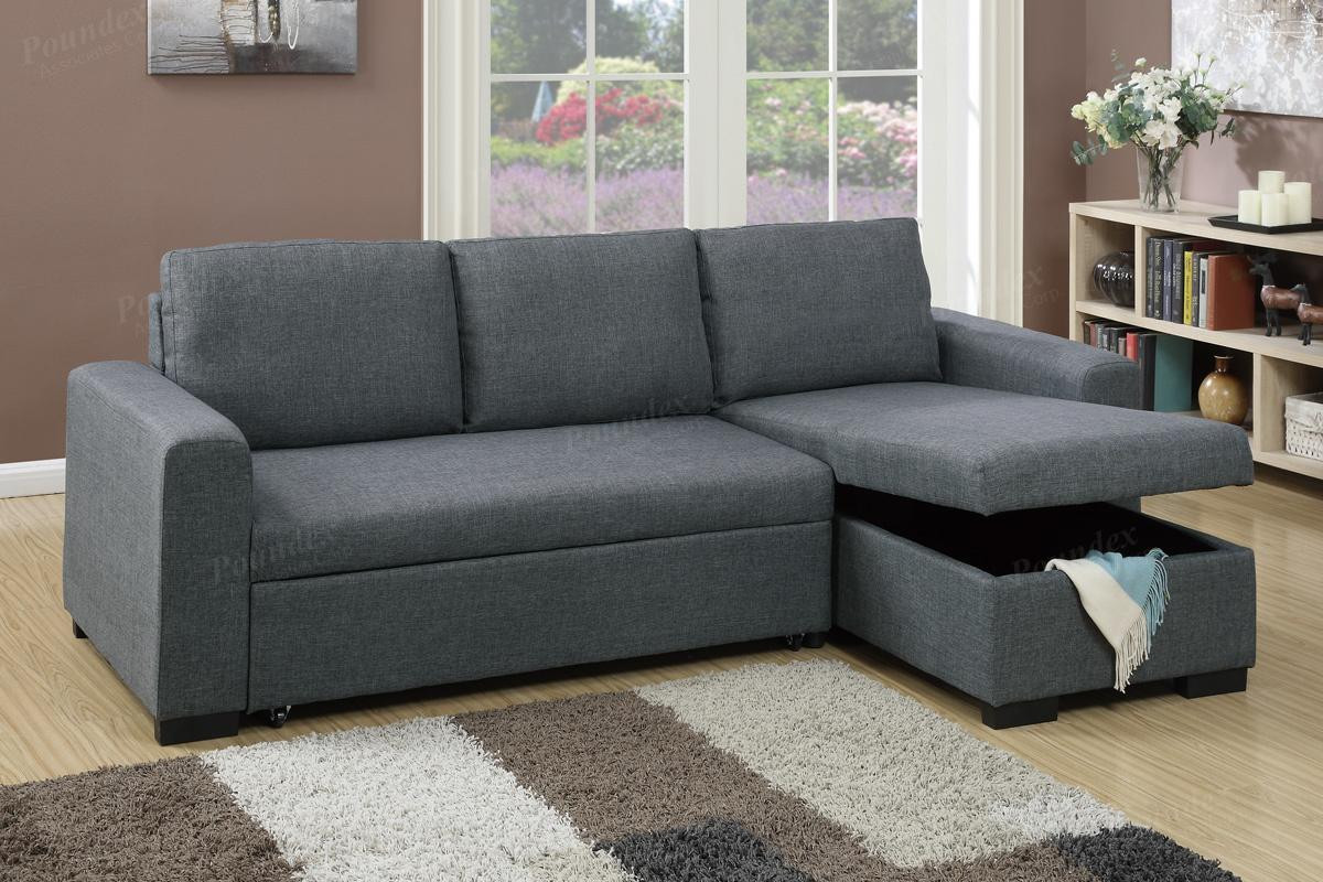 Best ideas about Fabric Sectional Sleeper Sofa
. Save or Pin Grey Fabric Sectional Sofa Bed Steal A Sofa Furniture Now.