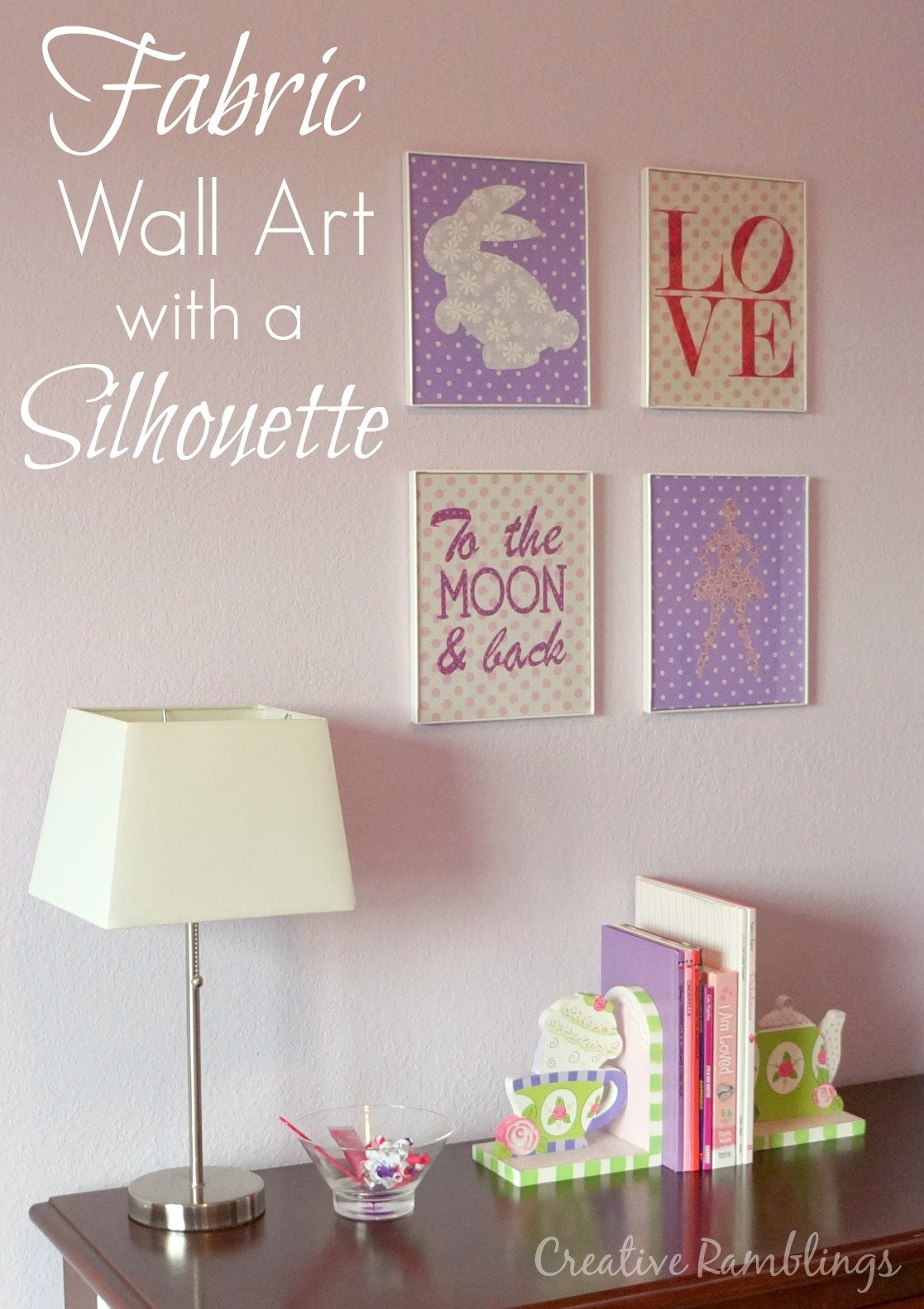 Best ideas about Fabric Wall Art DIY
. Save or Pin DIY Fabric Wall Art with Silhouette Silhouette School Now.
