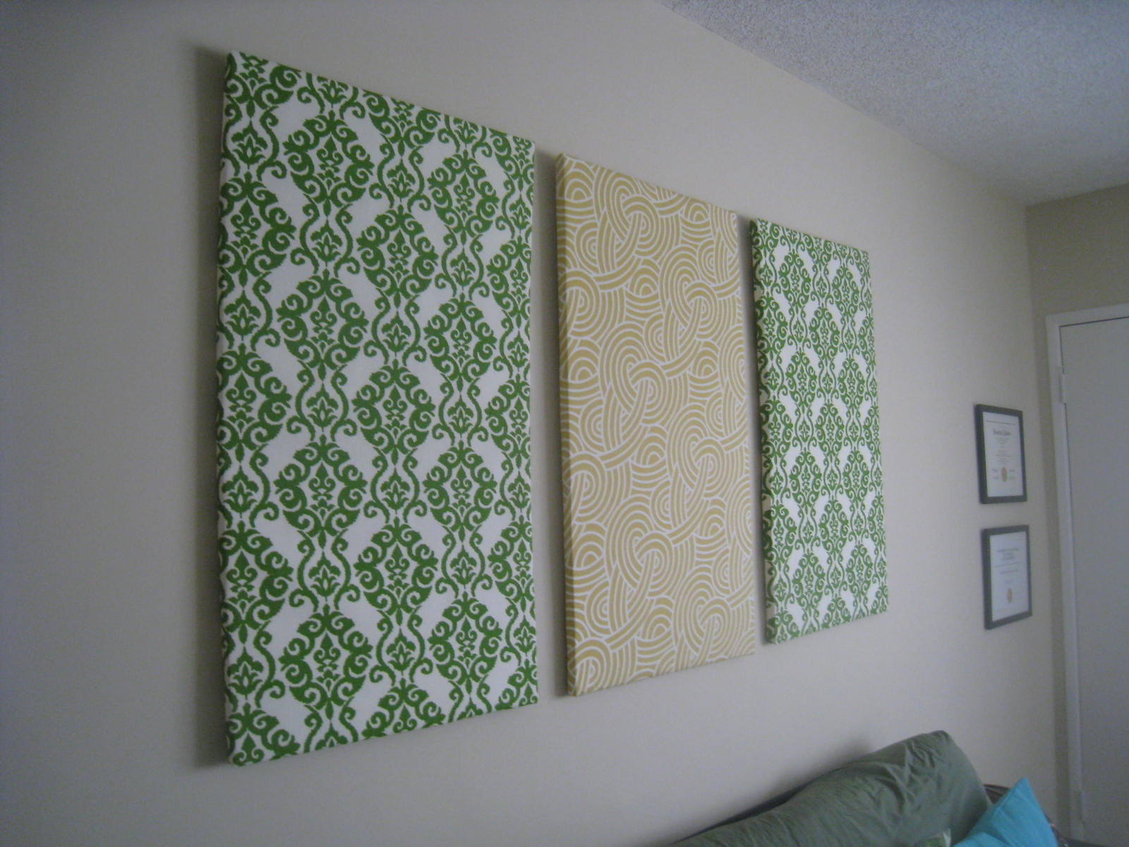 Best ideas about Fabric Wall Art DIY
. Save or Pin DIY Fabric Wall Art Now.