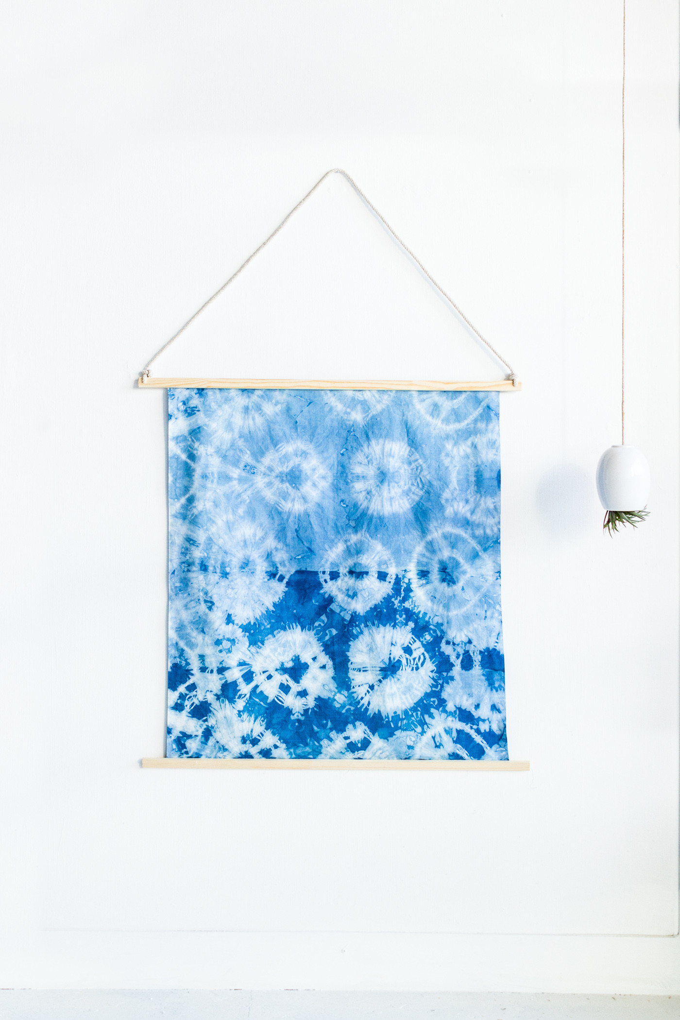 Best ideas about Fabric Wall Hanging DIY
. Save or Pin DIY Easy Wall Hanging to Frame a Shibori Fabric Piece Now.