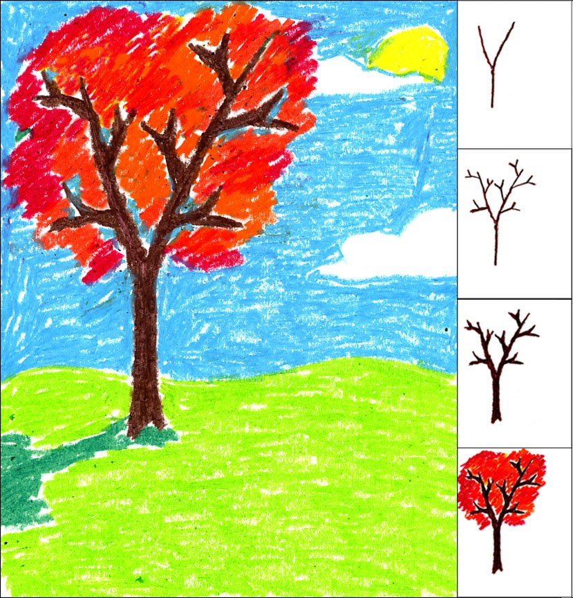 Best ideas about Fall Art Projects For Kids
. Save or Pin Fall Oil Pastel Tree Now.