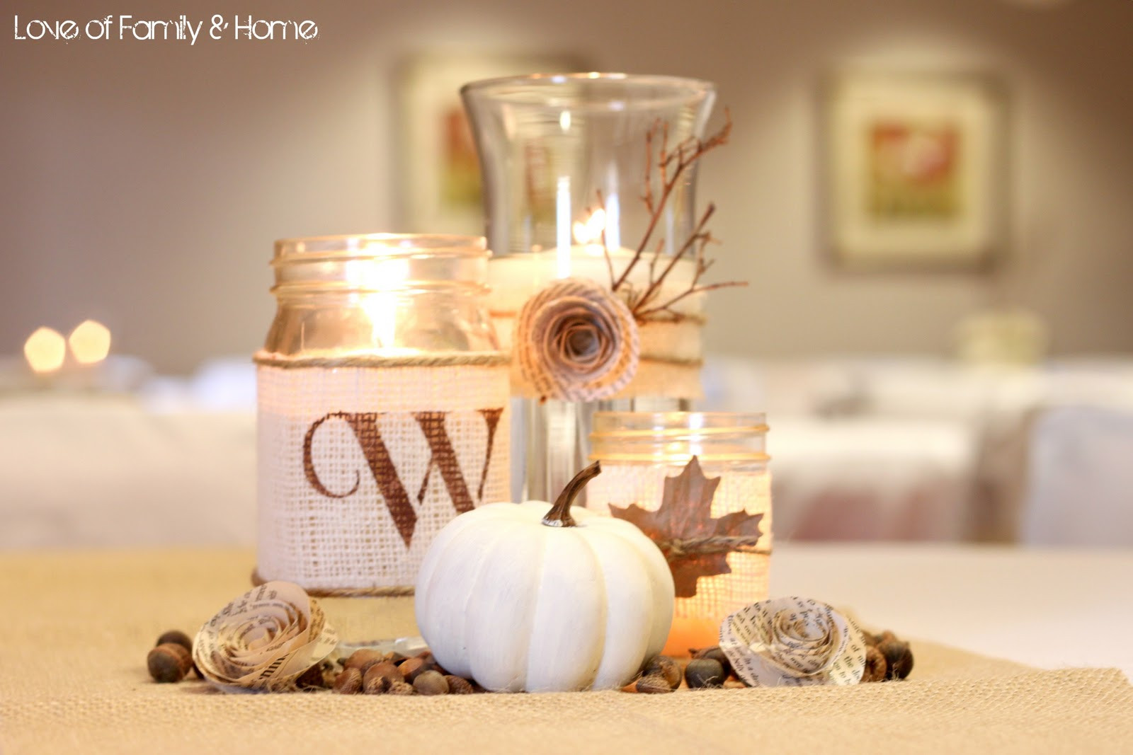 Best ideas about Fall Wedding Centerpieces DIY
. Save or Pin DIY Rustic Chic Fall Wedding Reveal Love of Family Now.