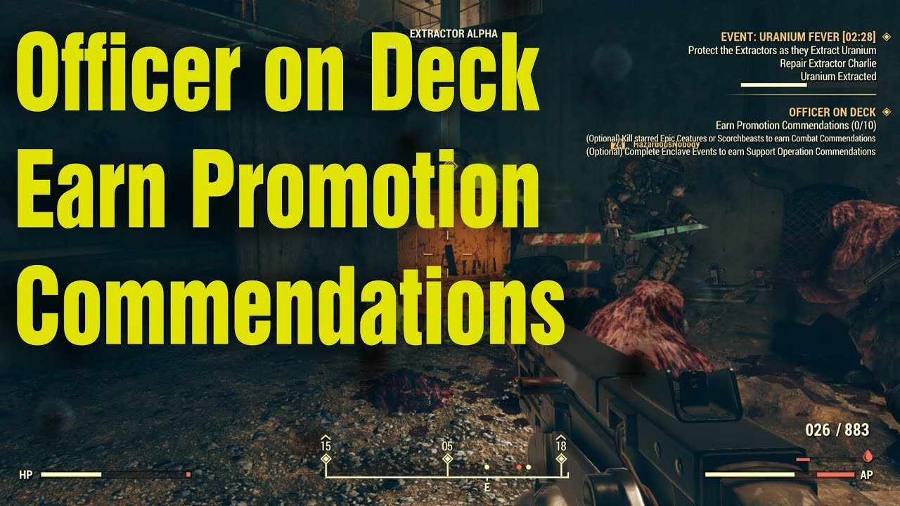 Best ideas about Fallout 76 Officer On Deck
. Save or Pin Fallout 76 " ficer on Deck" Earn Promotion mendations Now.