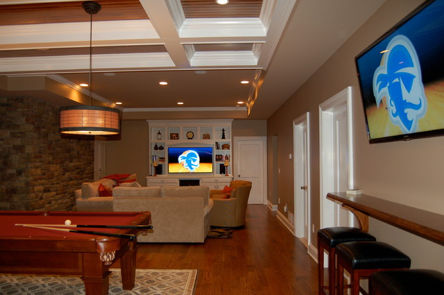 Best ideas about Family Game Room
. Save or Pin Basement Media Game Room Chatham NJ Traditional Now.