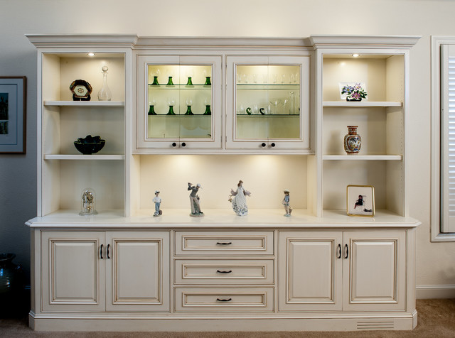 Best ideas about Family Room Cabinets
. Save or Pin Painted and Glazed Display Cabinet Traditional Living Now.
