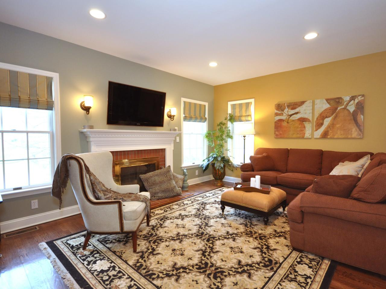 Best ideas about Family Room Color Ideas
. Save or Pin Transitional living room taupe living room color schemes Now.