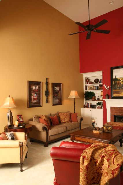 Best ideas about Family Room Colors
. Save or Pin Sherwin Williams Red Bay and Sherwin Williams Empire Gold Now.