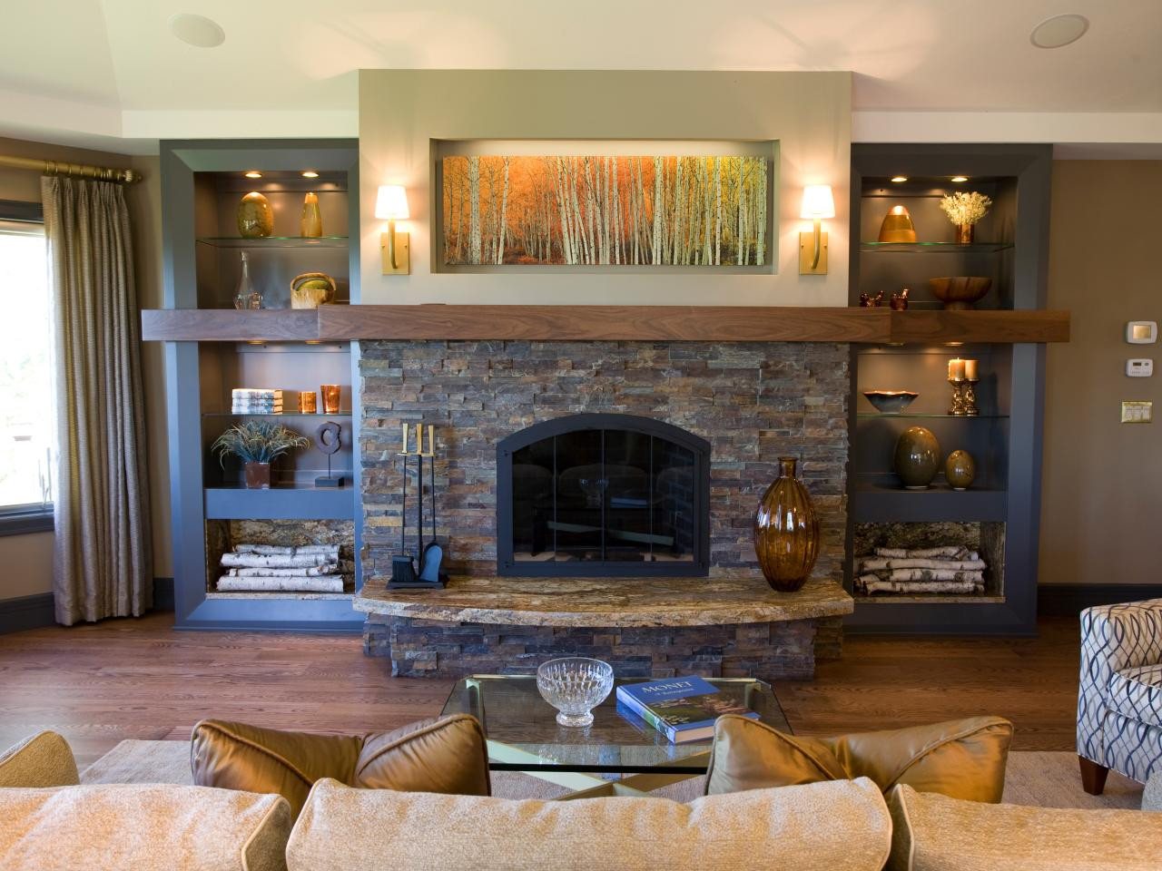 Best ideas about Family Room Design Ideas With Fireplace
. Save or Pin Various Ideas of Stacked Stone Fireplace based on Your Now.