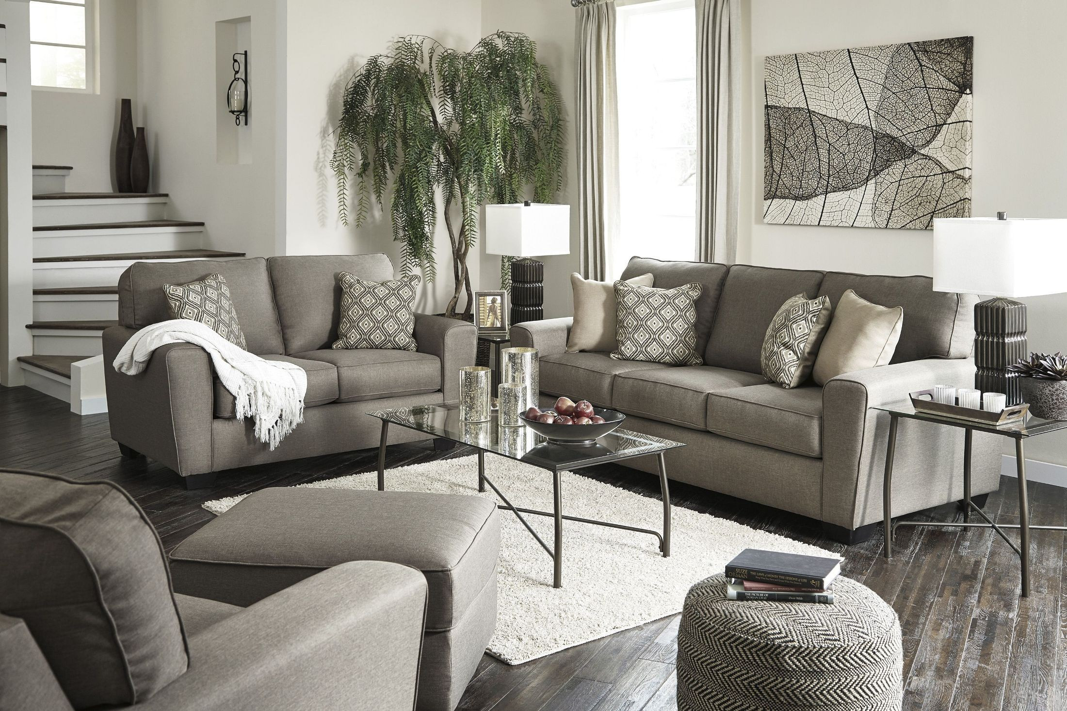 Best ideas about Family Room Furniture Sets
. Save or Pin Calicho Cashmere Living Room Set Ashley Now.