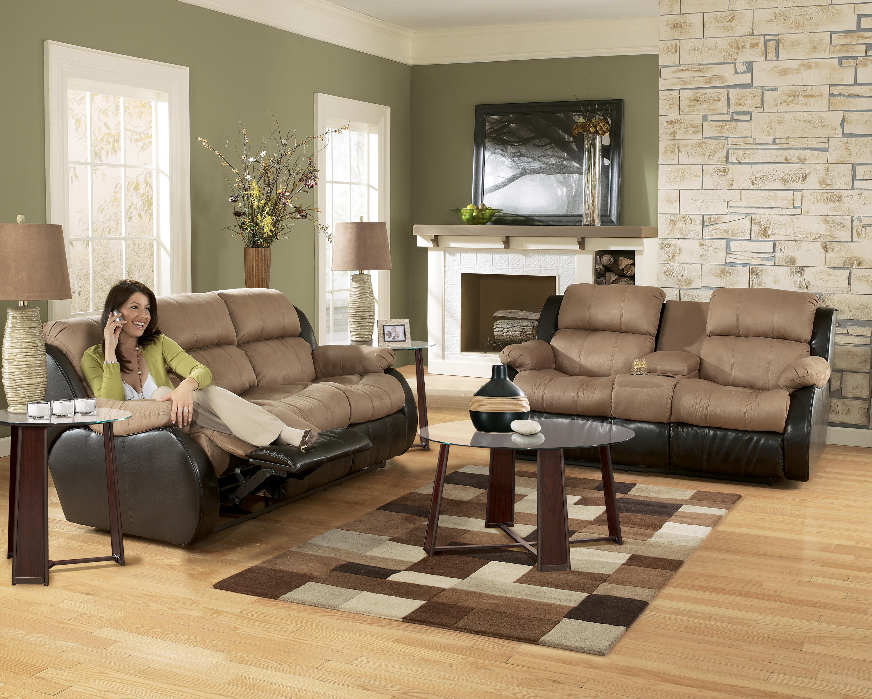 Best ideas about Family Room Furniture Sets
. Save or Pin Ashley Furniture Presley Cocoa Living Room Set Now.