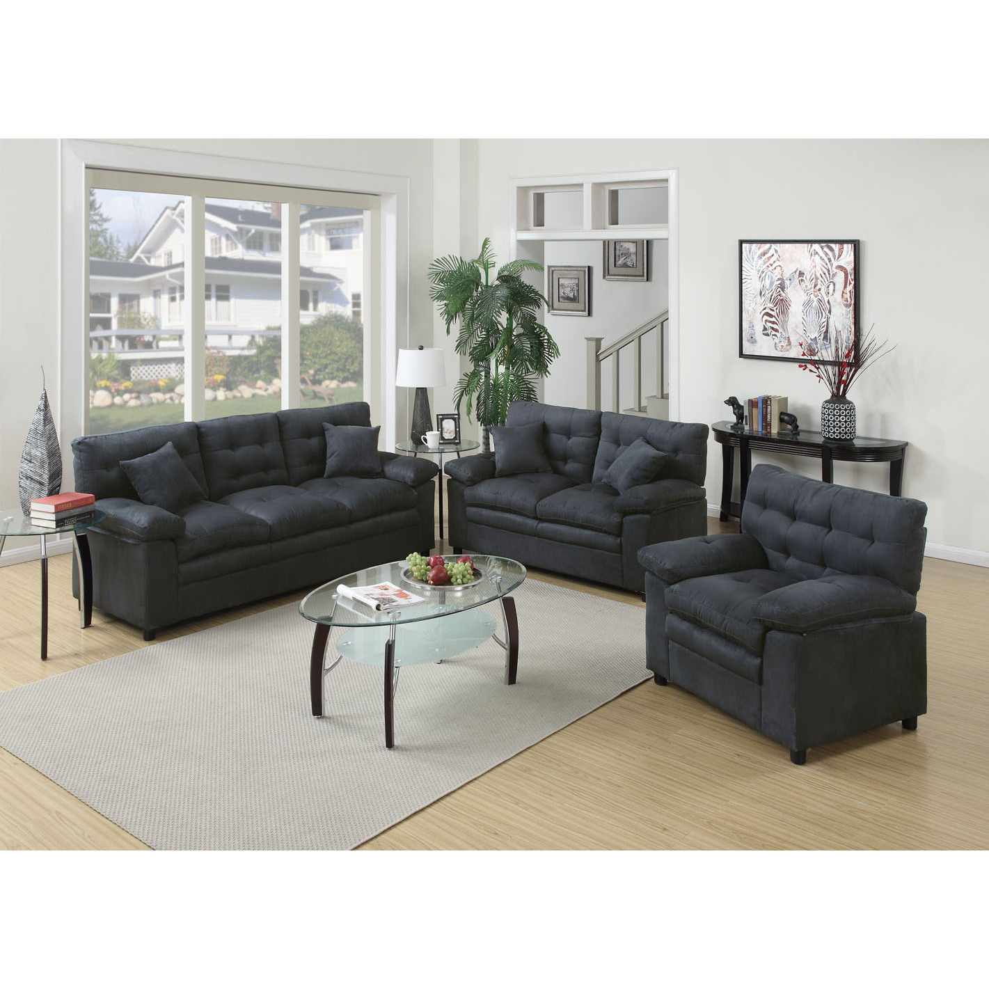 Best ideas about Family Room Furniture Sets
. Save or Pin Poundex Bobkona Colona 3 Piece Living Room Set & Reviews Now.