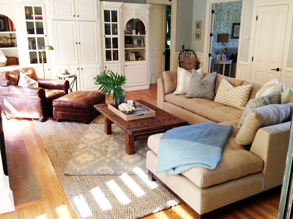 Best ideas about Family Room Images
. Save or Pin Before and After A Light and Lovely Family Room Makeover Now.