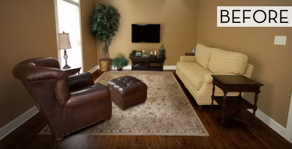 Best ideas about Family Room Makeovers
. Save or Pin Before and After 30 Second Family Room Makeover Curbly Now.