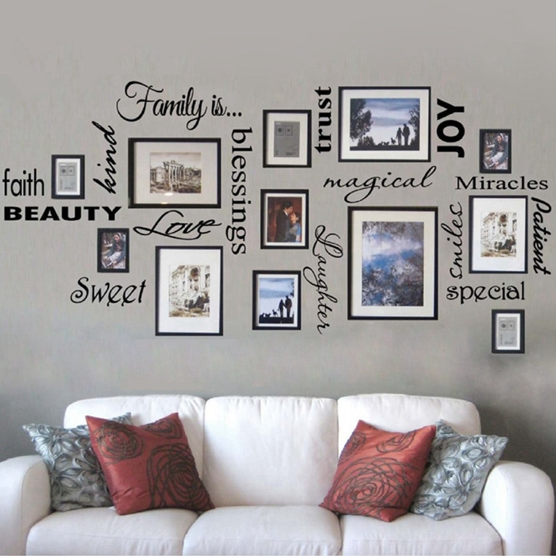 Best ideas about Family Room Wall Decor . Save or Pin Free Shipping FAMILY IS vinyl wall lettering quote wall Now.