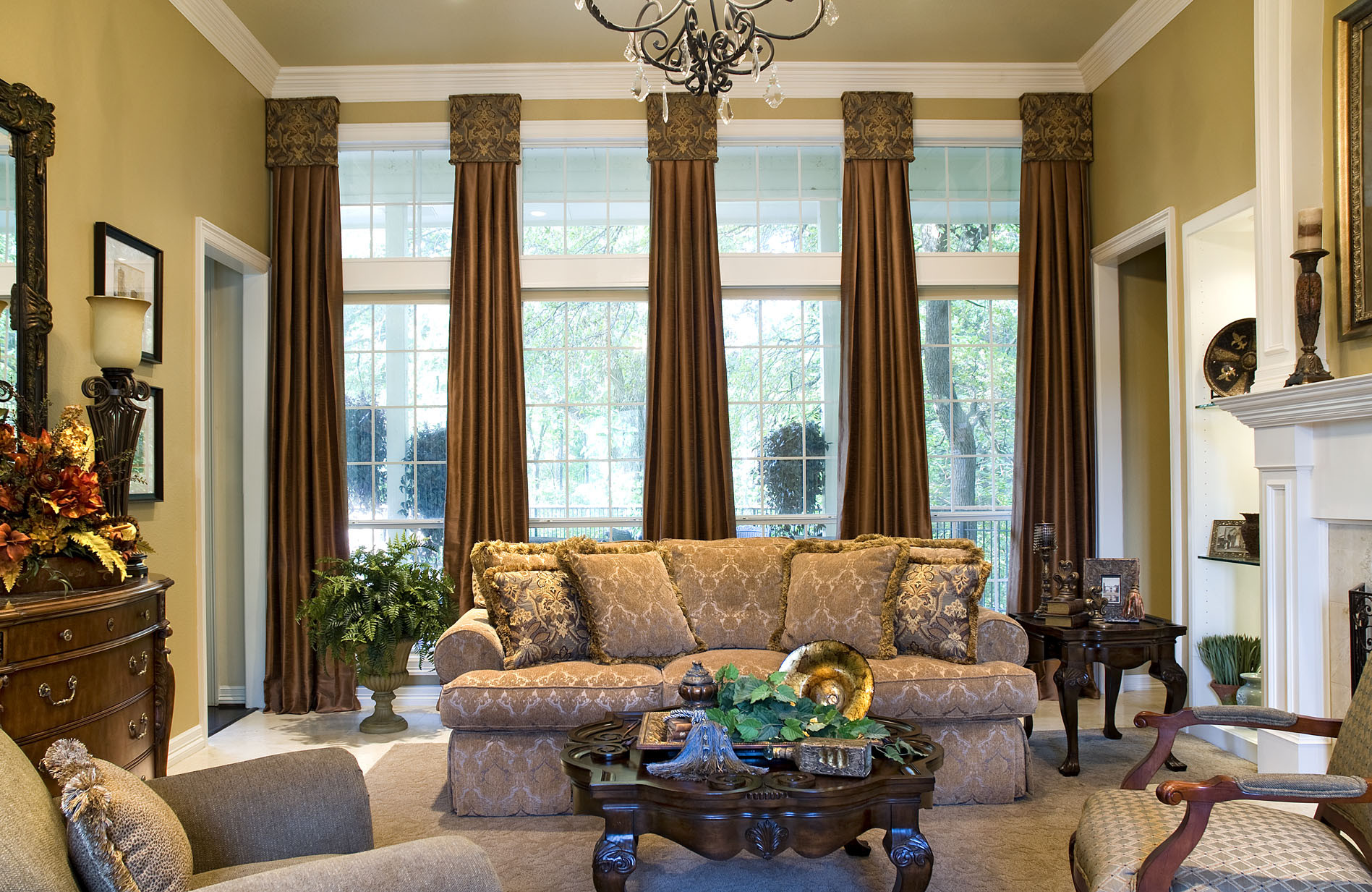 Best ideas about Family Room Window Treatments
. Save or Pin Window Treatments with Drama and Panache Now.