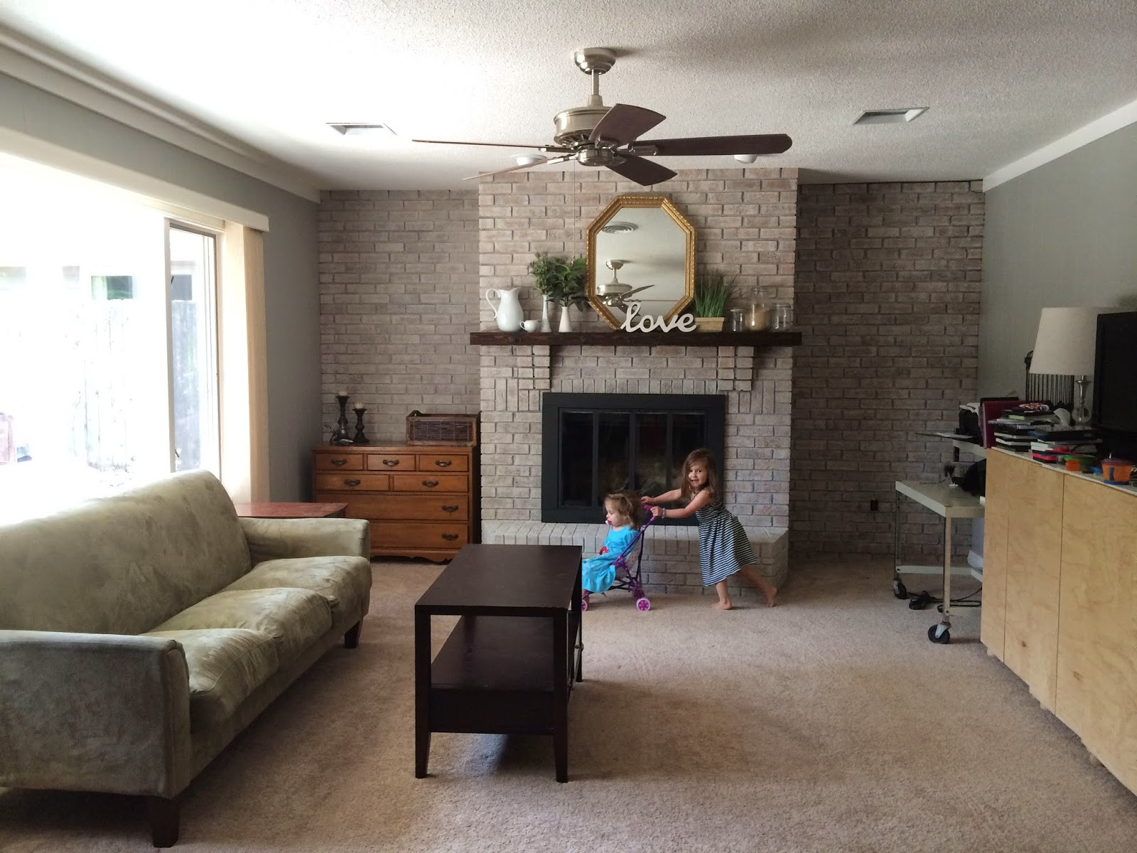 Best ideas about Family Room With Fireplace
. Save or Pin Walking with Dancers The Family Room s Fireplace Update Now.