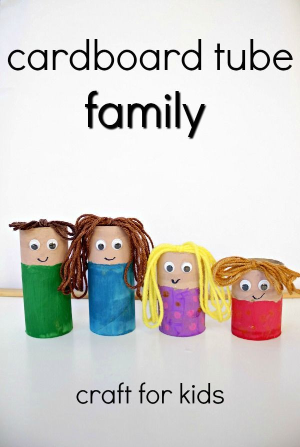 Best ideas about Family Themed Crafts For Toddlers
. Save or Pin Cardboard Tube Family Craft Kiddos Now.