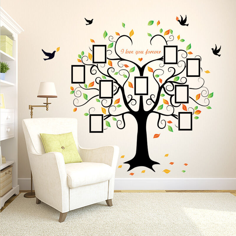 Best ideas about Family Tree Wall Art
. Save or Pin Family Tree Birds Wall Art Stickers Vinyl Frame Now.