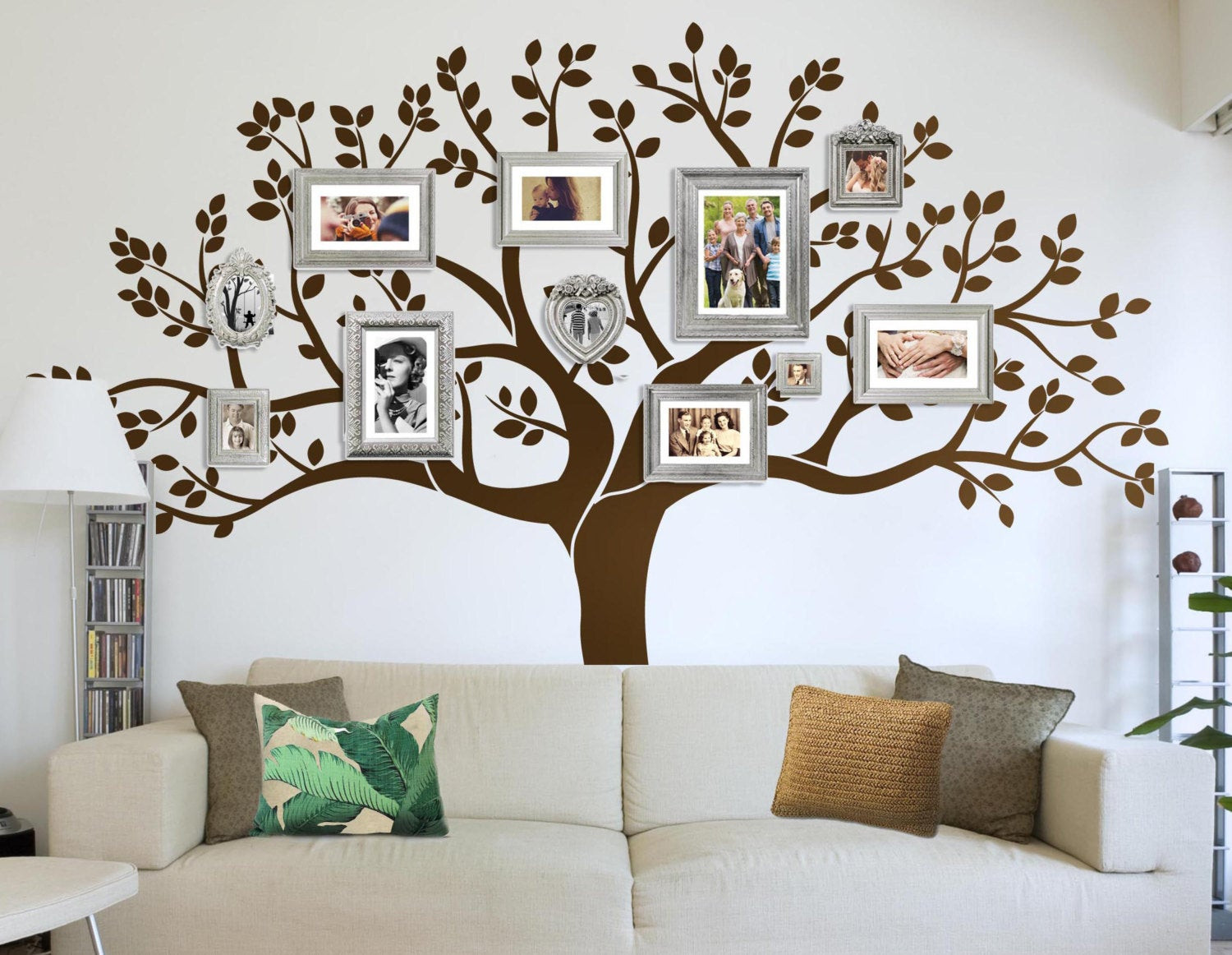 Best ideas about Family Tree Wall Art
. Save or Pin Frame Family Tree Decal Wall decals Wall decor Now.