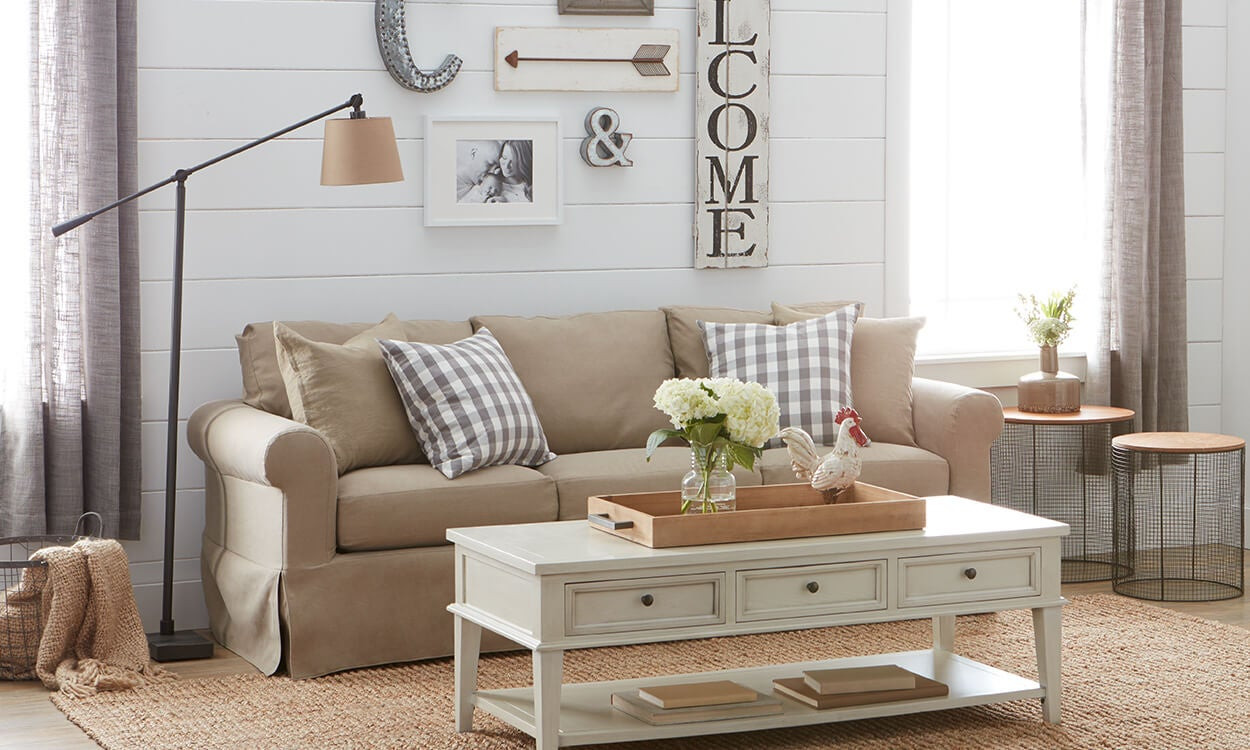 Best ideas about Farmhouse Living Room Decorating Ideas
. Save or Pin Charming Farmhouse Decorating Ideas Overstock Now.