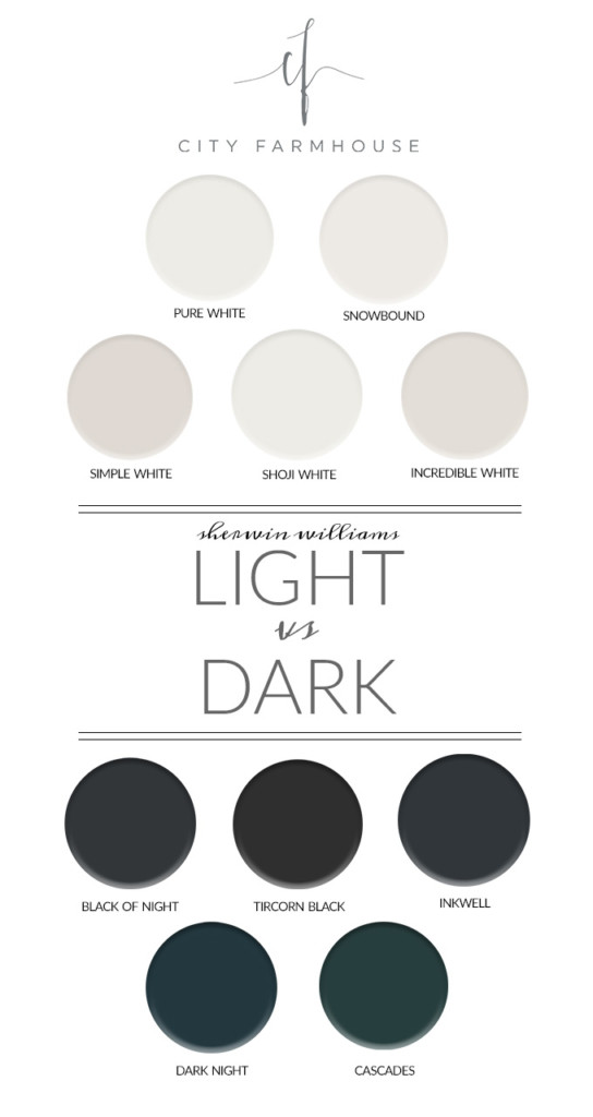 Best ideas about Farmhouse Paint Colors Sherwin Williams
. Save or Pin Paint Dilemma Light vs Dark Now.